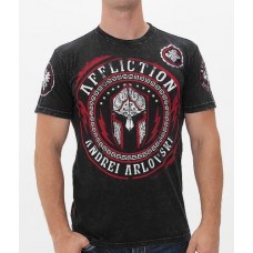 AFFLICTION Mens T-Shirt SPARTAN Andrei Arlovksi